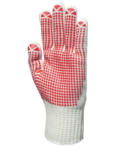 Ръкавици трико полиамид с ПВХ пъпки едностранно