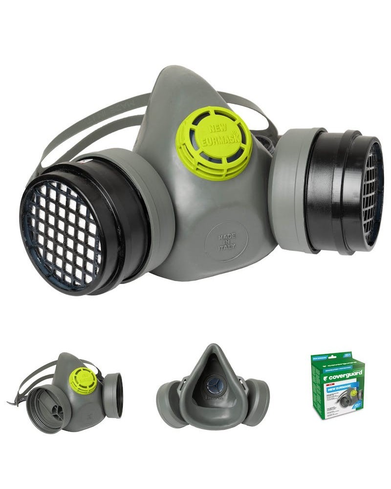 Полумаски със сменяеми филтри NEW EURMASK - с 2 гнезда