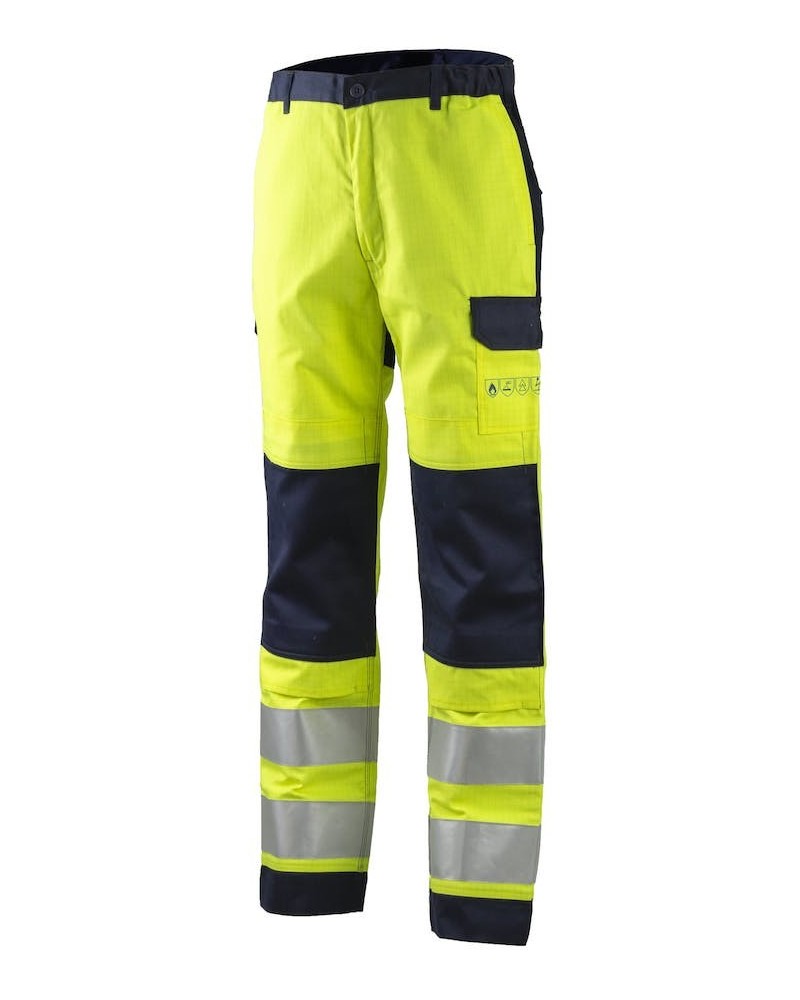 Защитен панталон  THOR жълто| син