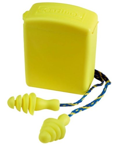 Вътрешни антифони за многократна употреба от жълт еластомер с подвижен шнур