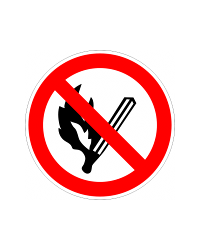 Знак "Забранено е паленето на огън"