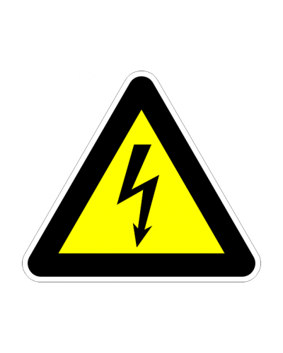 Знак "Опасност от електрически ток"