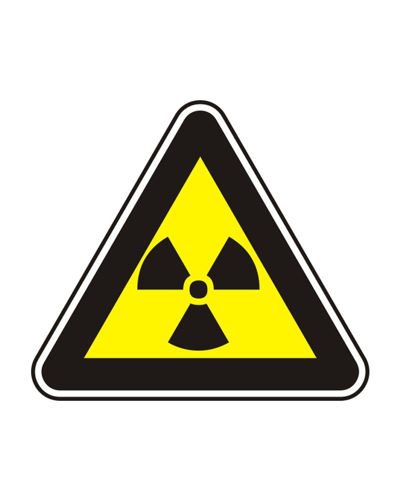 Знак "Радиоактивен материал или опасност от радиоактивно облъчване"