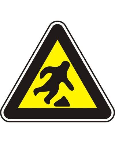 Знак "Опасност от спъване"