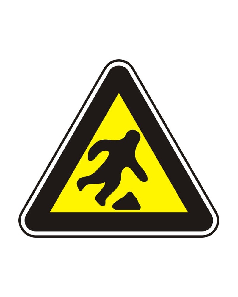 Знак "Опасност от спъване"