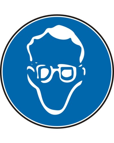 Знак "Трябва да се носят защитни средства за очите"