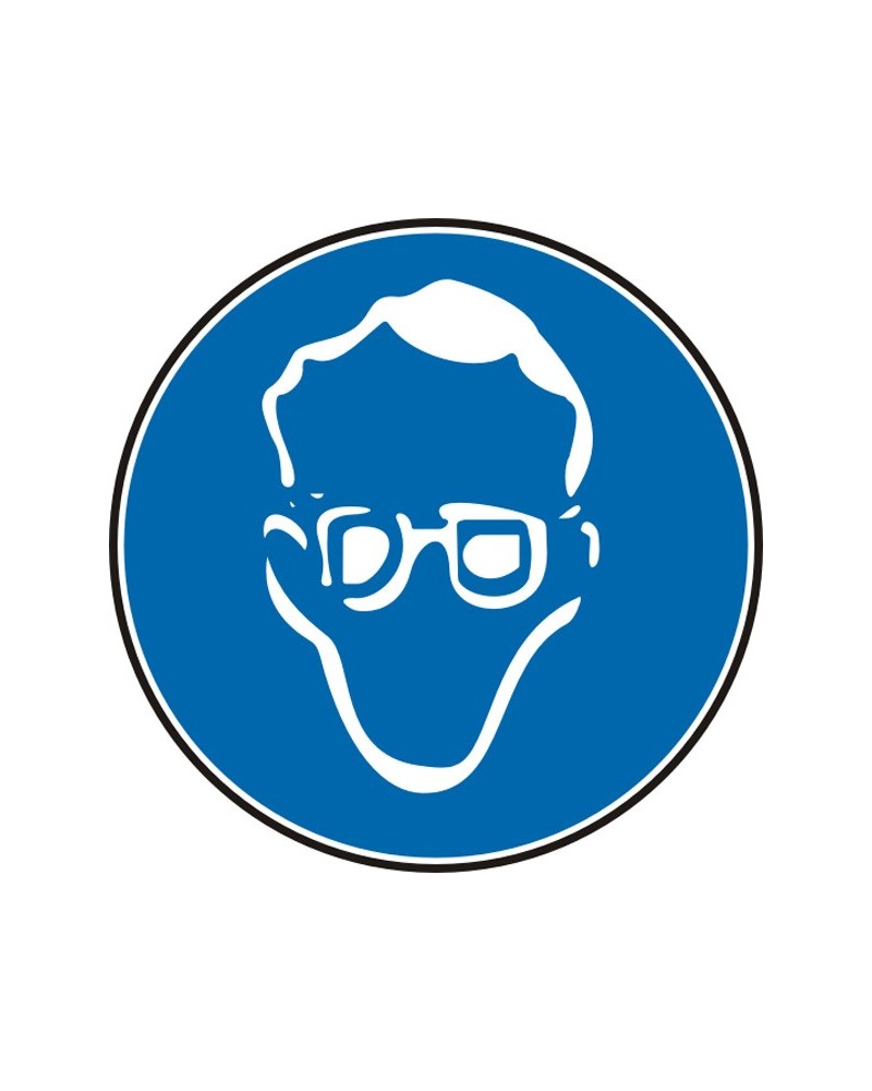 Знак "Трябва да се носят защитни средства за очите"