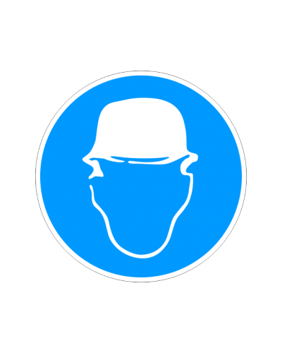 Знак "Трябва да се носи защитна каска"