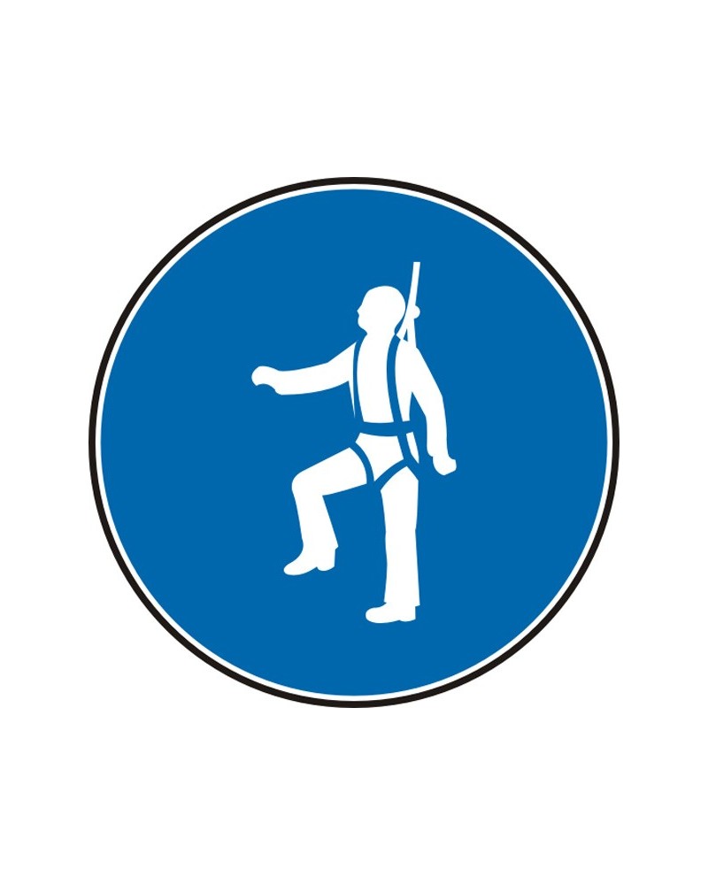 Знак "Трябва да се носи защитен колан"