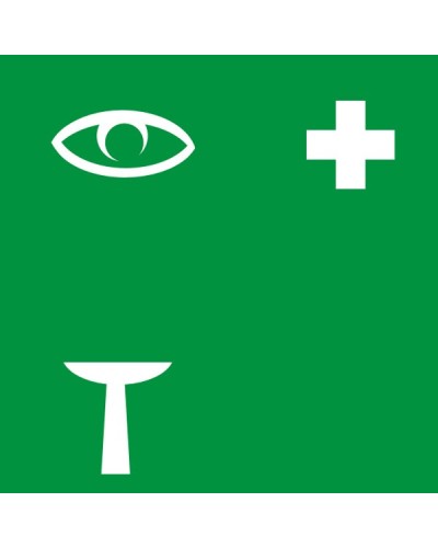 Знак "Измиване на очите"