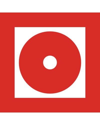 Знак "Ръчно задействащо пожарогасително или известително устройство"