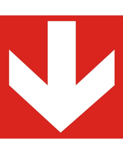 Знак "Посока противопожарно оборудване"