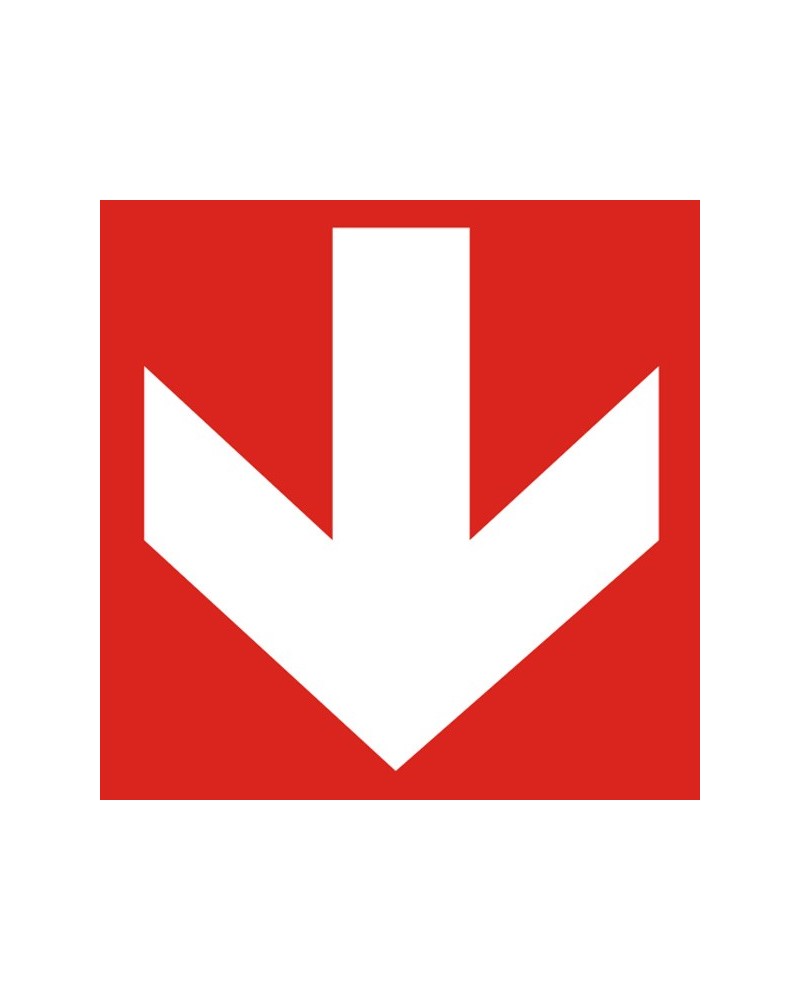 Знак "Посока противопожарно оборудване"