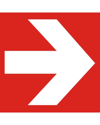 Знак "Посока противопожарно оборудване"