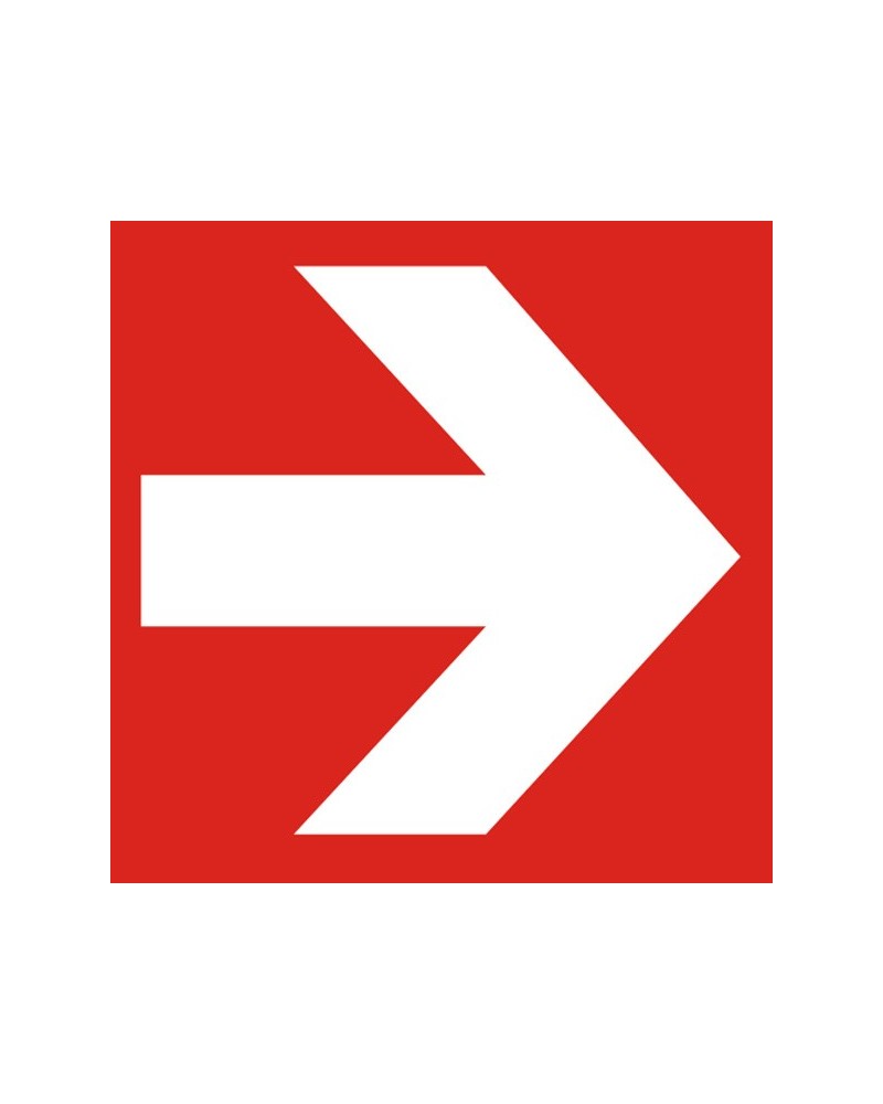 Знак "Посока противопожарно оборудване"