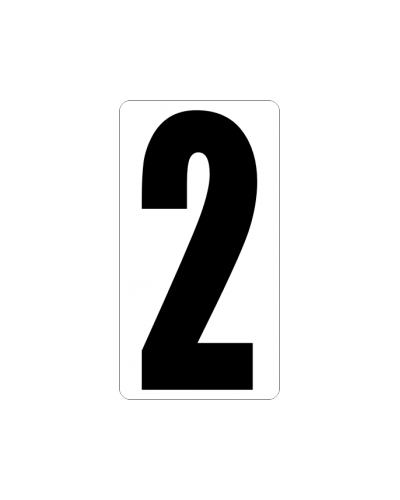 Знак " Цифра 2 "