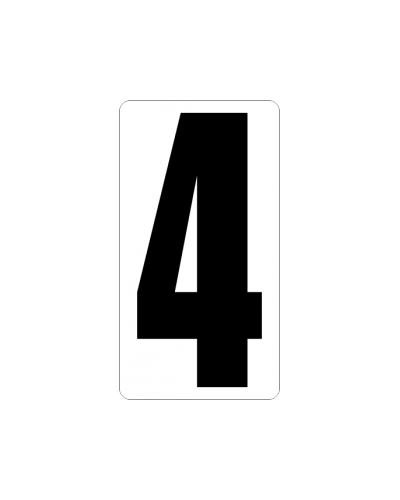 Знак " Цифра 4 "