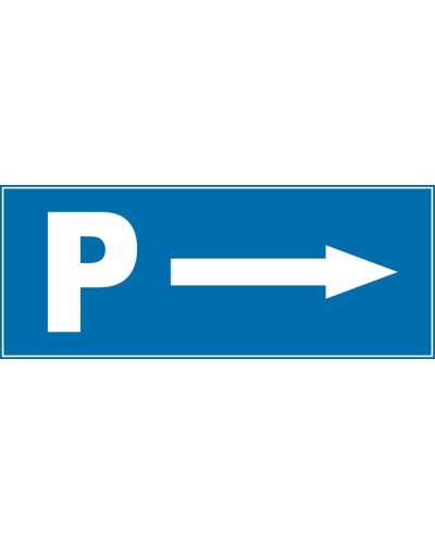 Знак "Посока към паркинга"