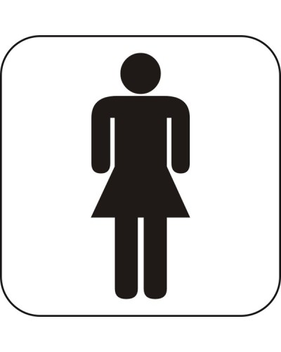 Знак "Дамска тоалетна"