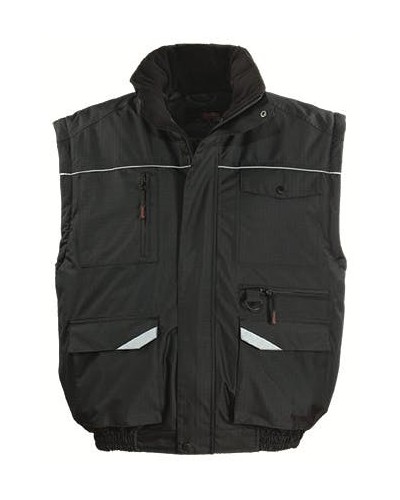 Полушуба 2 en 1 с много джобове RIPSTOP черен