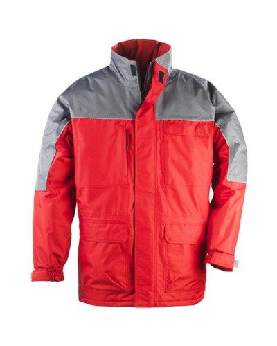 Полушуба  RIPSTOP червено/сиво