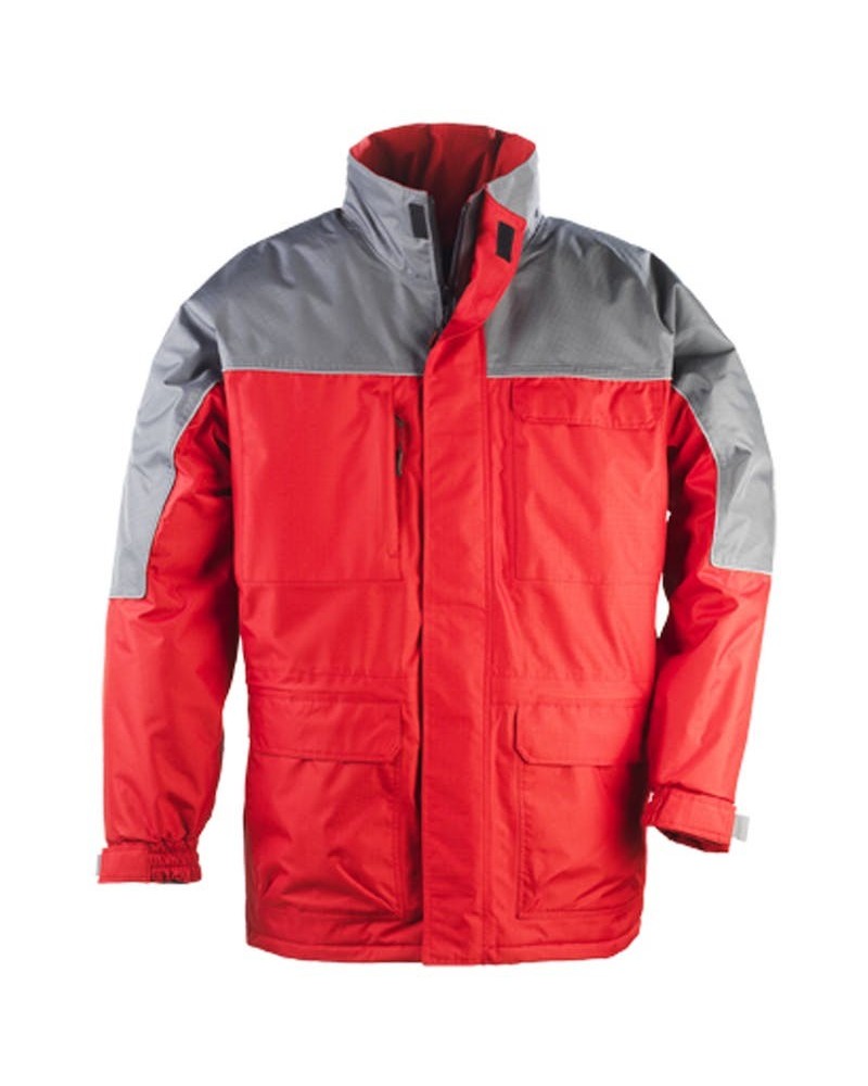 Полушуба  RIPSTOP червено/сиво