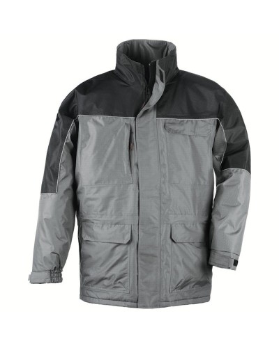 Полушуба  RIPSTOP светло сиво/черно