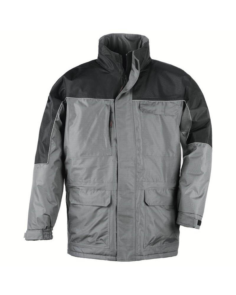 Полушуба  RIPSTOP светло сиво/черно