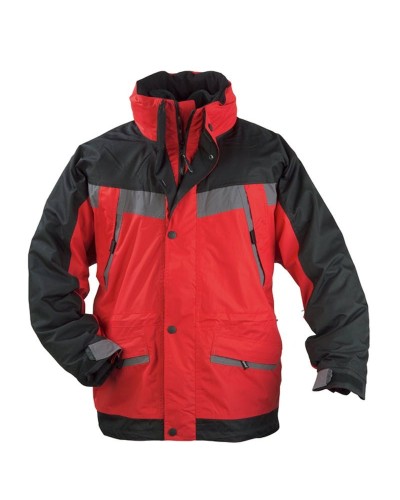 Полушуба 3 en 1 ICEBERG червен/черен