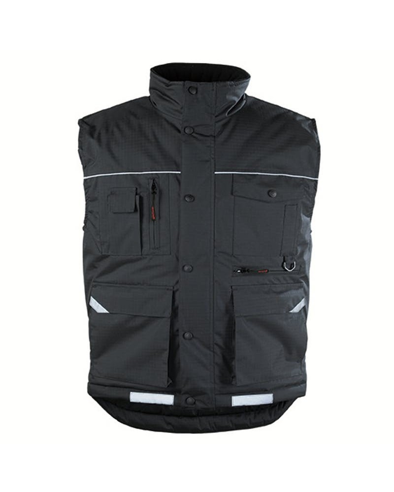 Елек с много джобове RIPSTOP черен