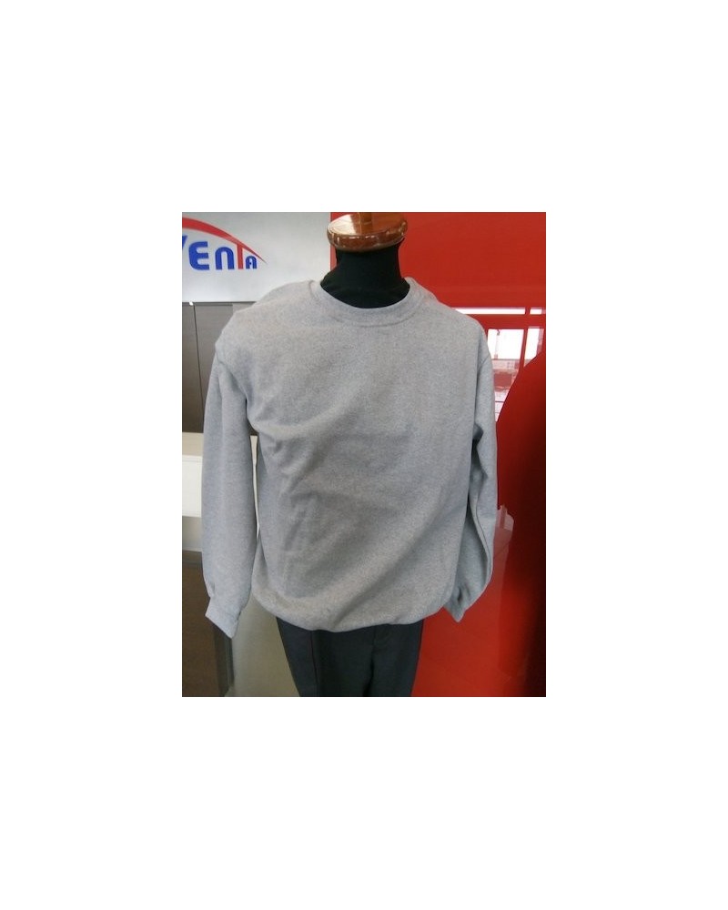 Блузон с дълъг ръкав сив