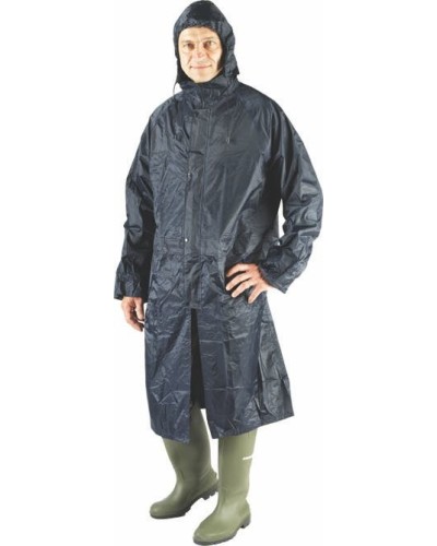 Манто за дъжд  тъмно син