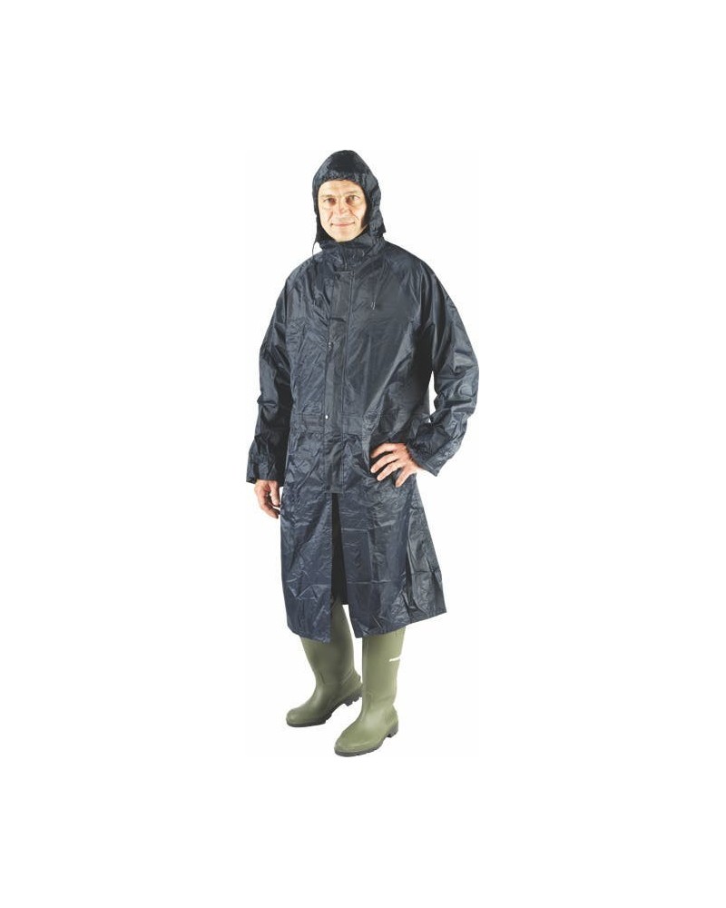 Манто за дъжд  тъмно син