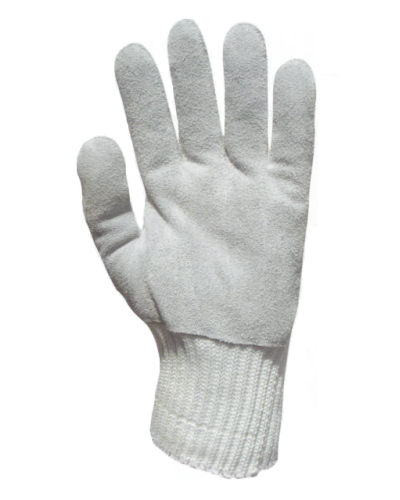 *Ръкавици трико ПА/памук, усилени с кожа