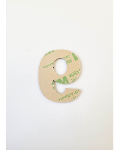 Цифра 9, сребриста цифра 4 см