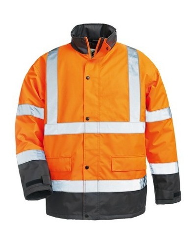 Полушуба с висока видимост Roadway, оранжево/тъмно синьо
