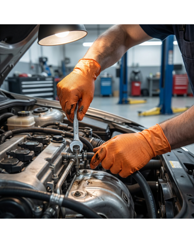 Ръкавици нитрил без талк