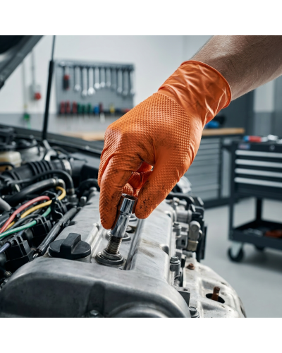 Ръкавици нитрил без талк